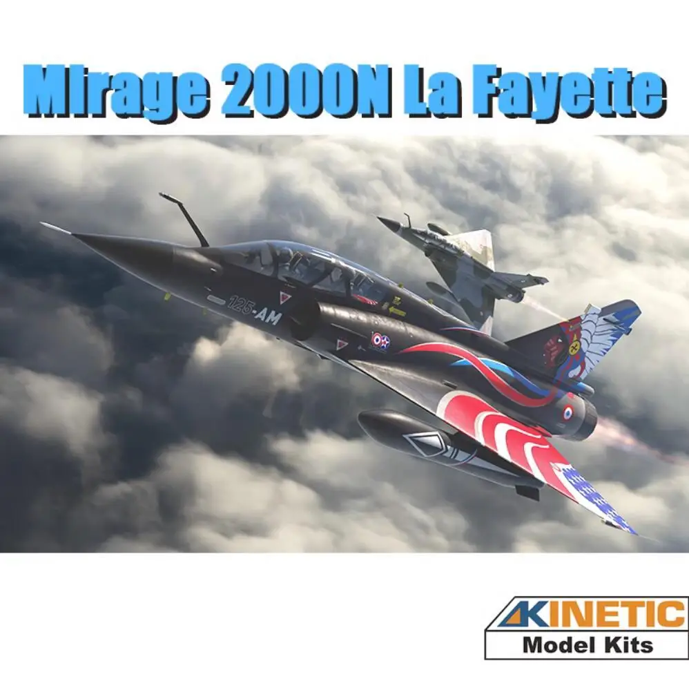 Kinetic K48124 1/48 Scale Mirage 2000N La Fayette (US) Model Kit