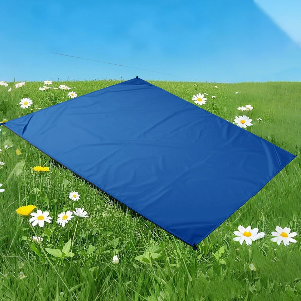 طوي سجادة للرحلات مقاوم للرطوبة مقاوم للماء سجادة للرحلات 1.4x2 متر المحمولة التخييم حصيرة الرمال الحرة شاطئ حصيرة لحديقة الحديقة الشاطئ