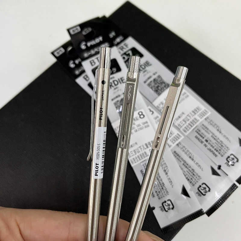 Pilot Birdie Mini Journaling Set,0.7mm Ballpoint &0.5mm Mechanical Pencil,Ultra-Slim Metal Duo for Planners&Travelers Notebooks