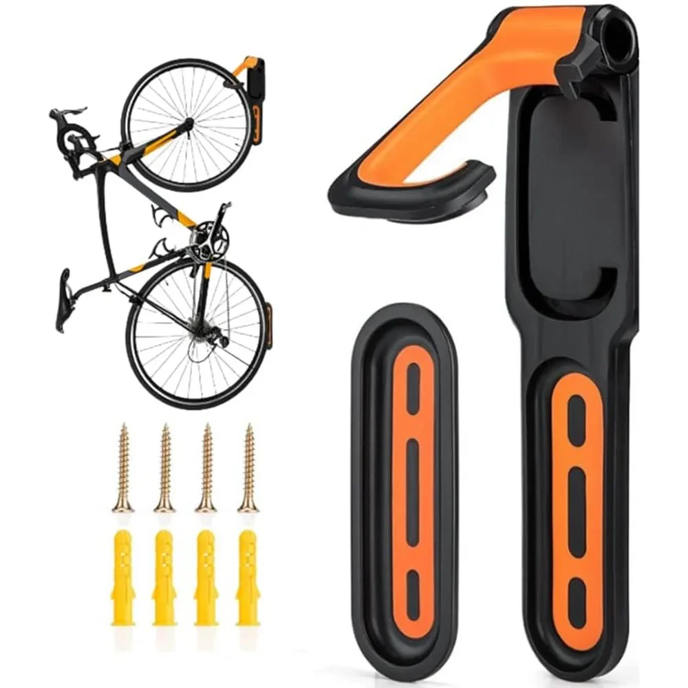 1PC Stojak do montażu na ścianie roweru Mtb Przechowywanie rowerów szosowych Stały hak do zawieszania Stojak na rower Uchwyt na wspornik Klamra do parkowania rowerowego