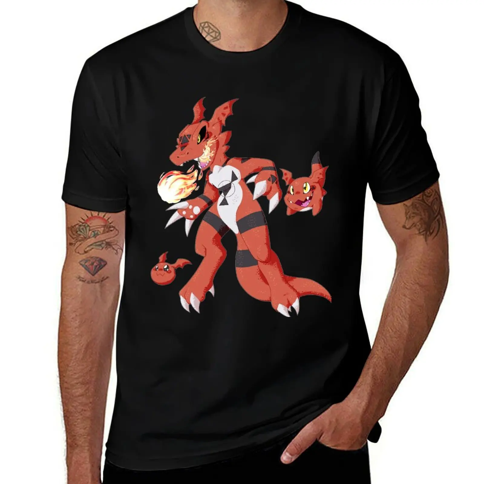 

Guilmon T-Shirt Regular Fit Plain Tee Shirt