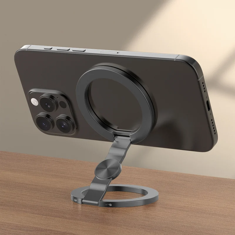 

For MagSafe Phone Grip 3-in-1 Magnetic Finger Ring Holder Double-Sided Magnetic Phone Stand For iPhone 17 16 15 14 13 12 Series