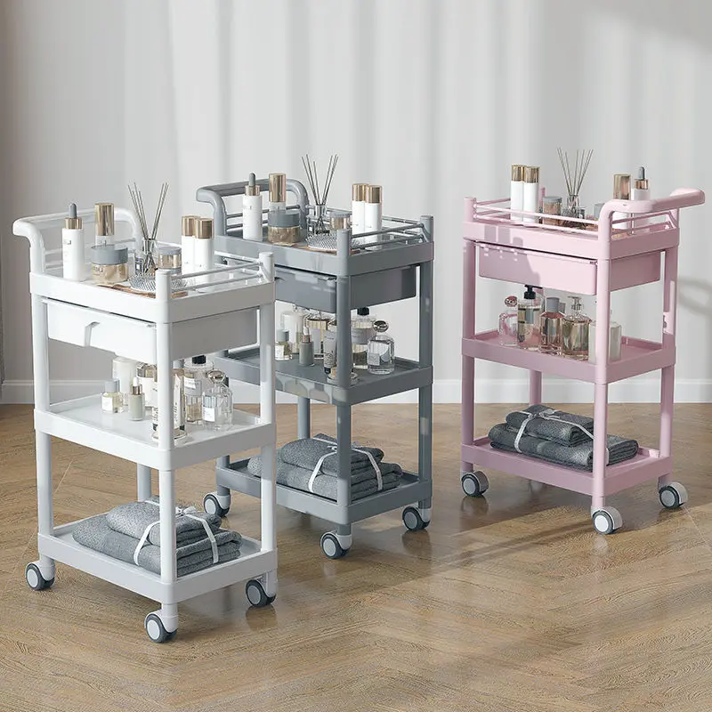 Beauty Cart Professional Cart Small Cart Beauty Salon Special Cart Storage Rack Car Nail Tool Car Storage Rack