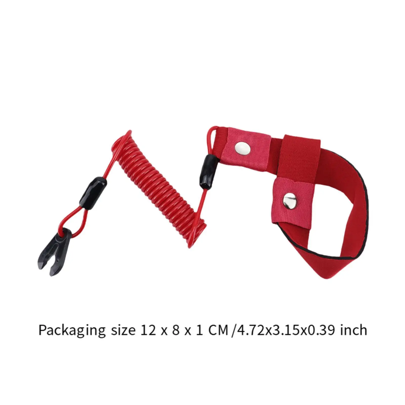Boat Kill Switch Lanyard Wrist Straps Safe Harness Engine Cut Off Stop Tether Safe Cords for Marine Outboard Motor
