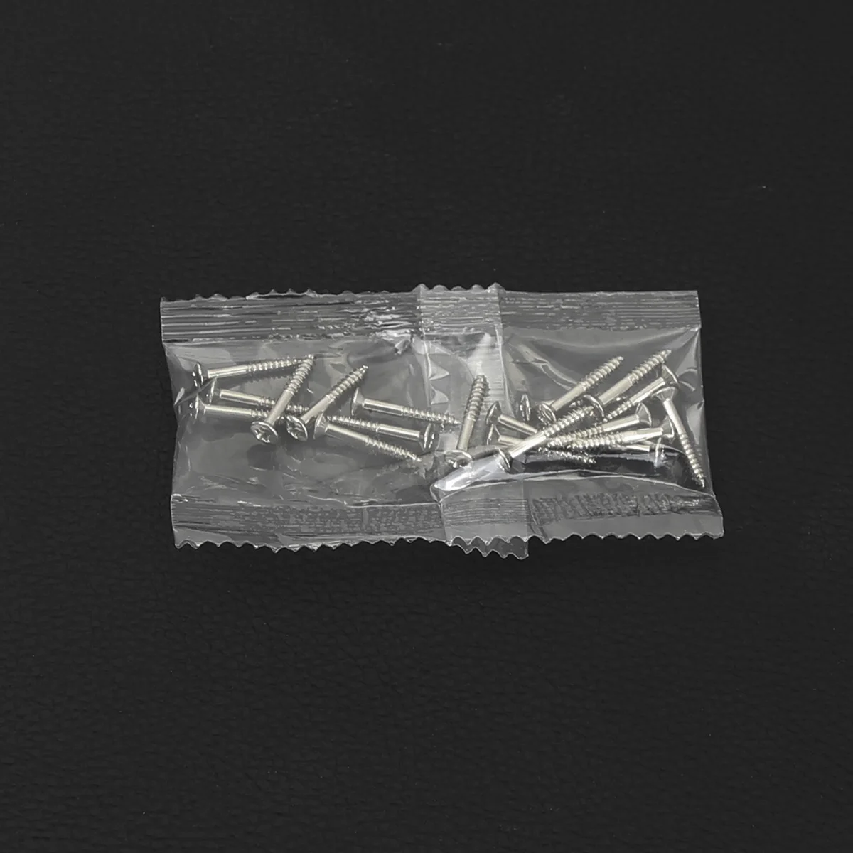 FLEOR 20PCS/Pack Chrome Guitar Pickup Frame Screws Straplock Screws 2.5x18mm Guitar Accessories