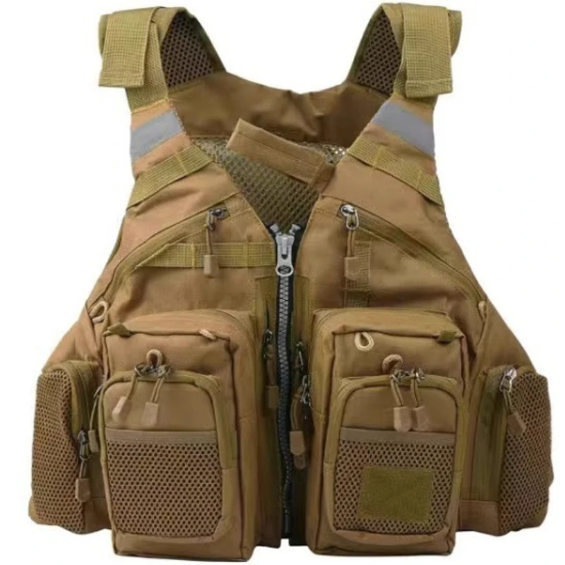 Fishing vest, fly fishing outdoor fishing vest, removable, adjustable fishing vests for men view 2