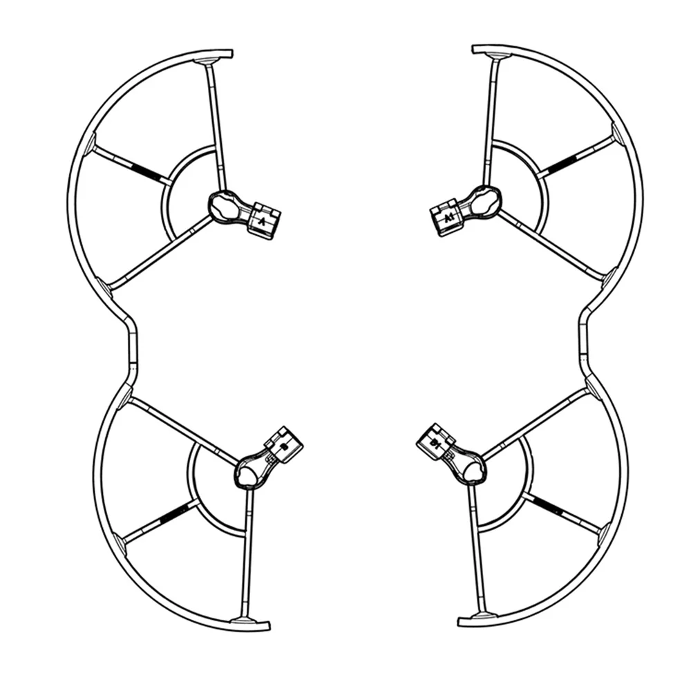 Shockproof Lightweight Propeller Guards Anti-collision Safety Cover for AIR 3 Drone Accessories
