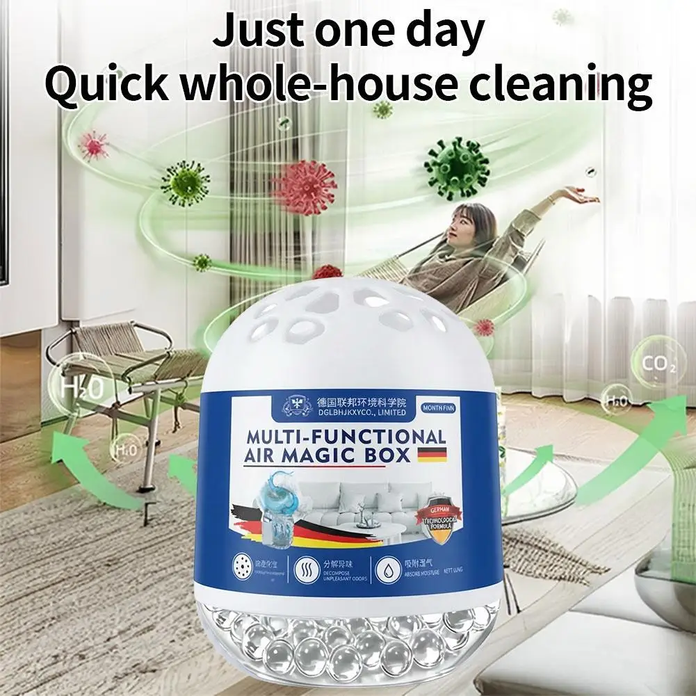 2026 Multi Functional Air-Magic Box Indoor Airs Purification Dust Removal Magics Box Strong Suction Dust Remover Magics