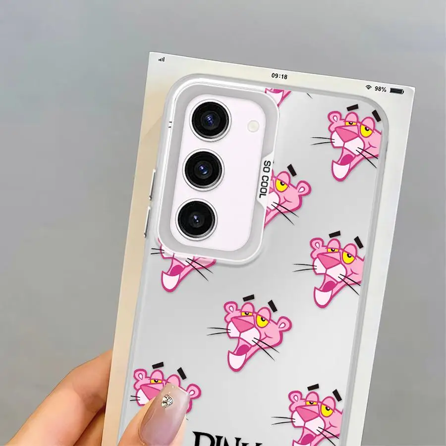 Крутой чехол P-Pink PantherS для Samsung Galaxy S23 S20 S21 S22 Ultra S24 FE S25 S25Plus Note 20 Ultra S24Ultra S20 FE Soft Shell