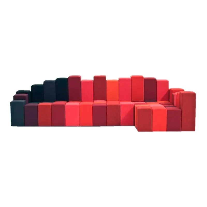 Special-shaped creative combination sofa, villa area beauty salon plastic special-shaped sofa