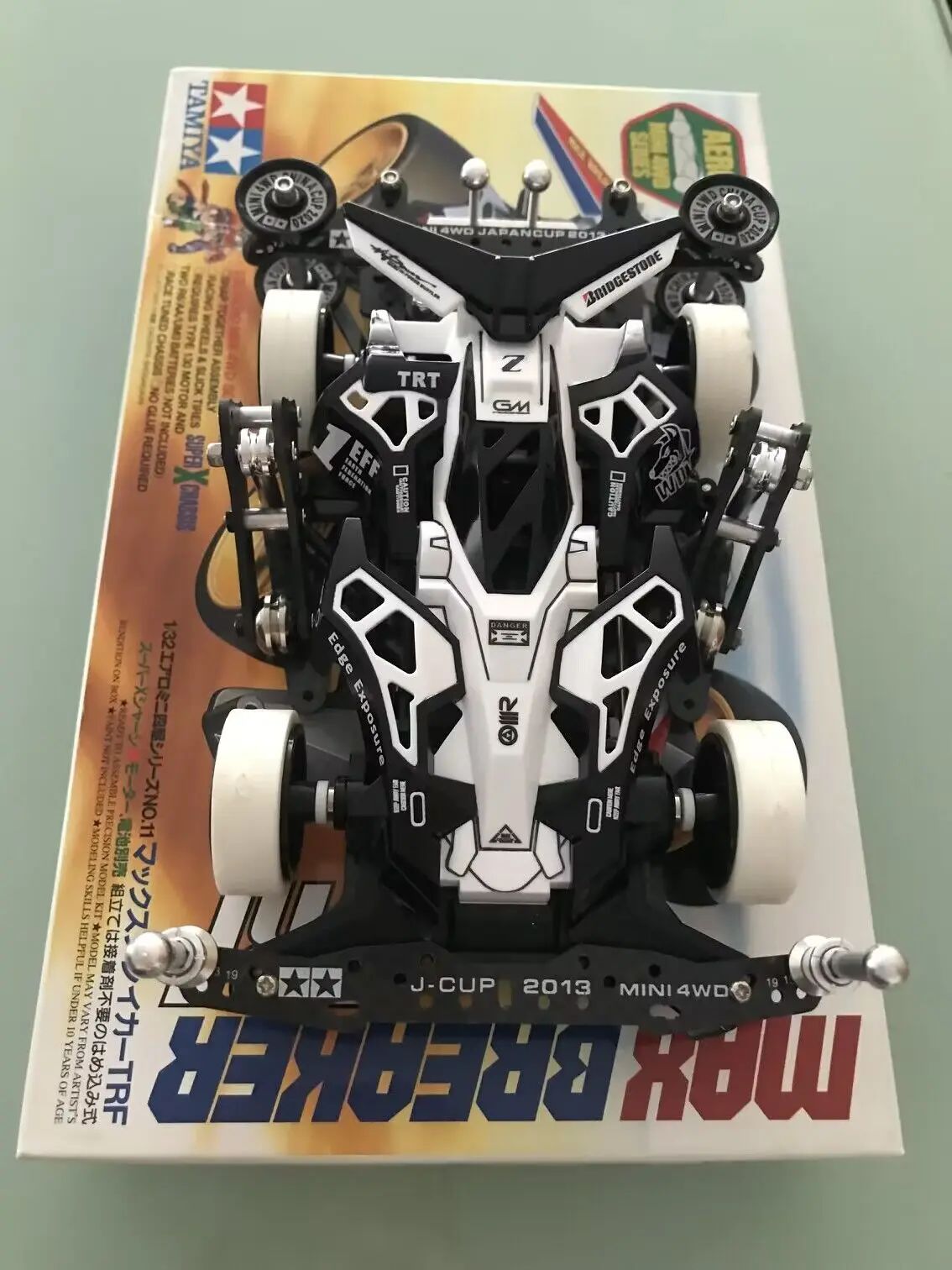 R/C Model Car Tamiya Mini 4WD 95294 & 19611 Max Breaker CX09 Black