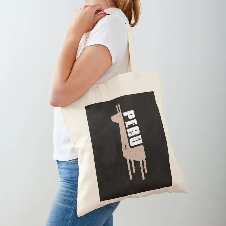

Retro Peruvian Peru Alpaca Tote Bag custom bags bag luxury women tote bag women reusable grocery bags