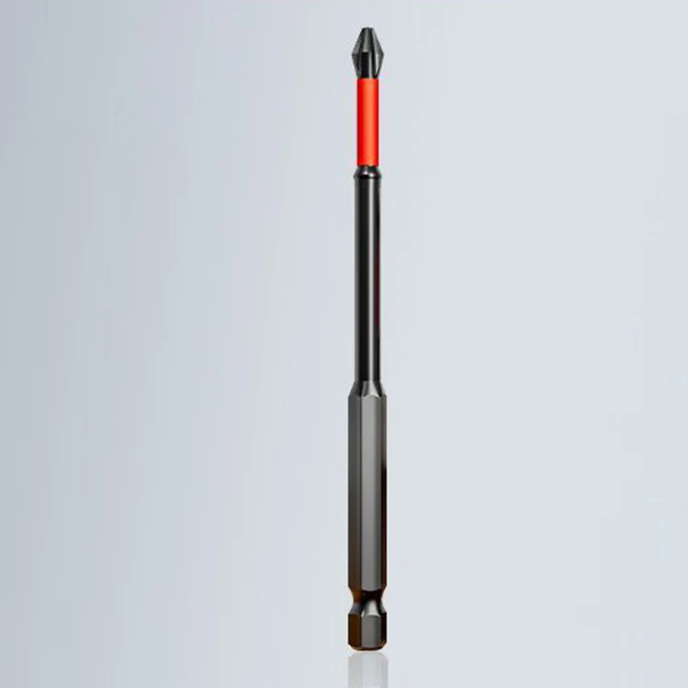 

Heavy-duty Electric Tool Kit Black And Red Hex Shank Bits Heavy-duty Performance Precise Drilling 150mm Length