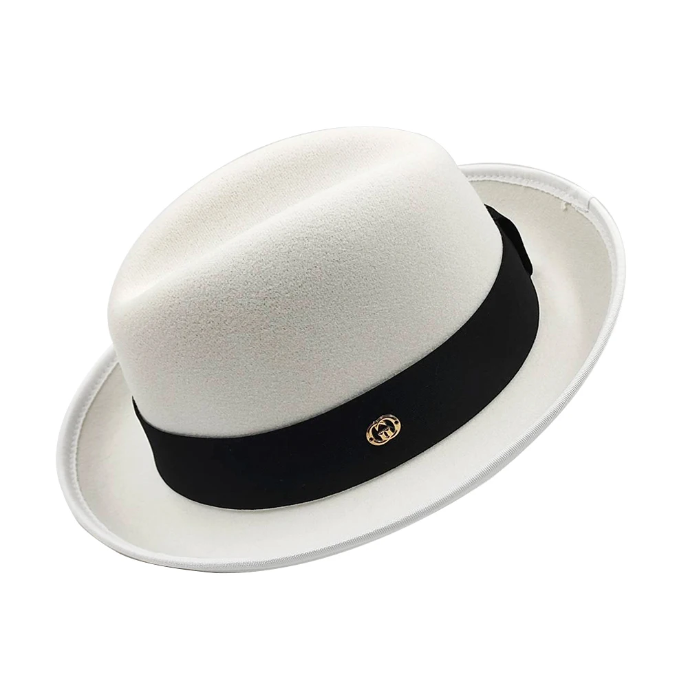 Sombrero de pie de cerdo para hombre y mujer, sombrero de ala, Fedora clásica, caballero, bombín, cosplay, derby, inglés, Panamá, jazz, venta al por