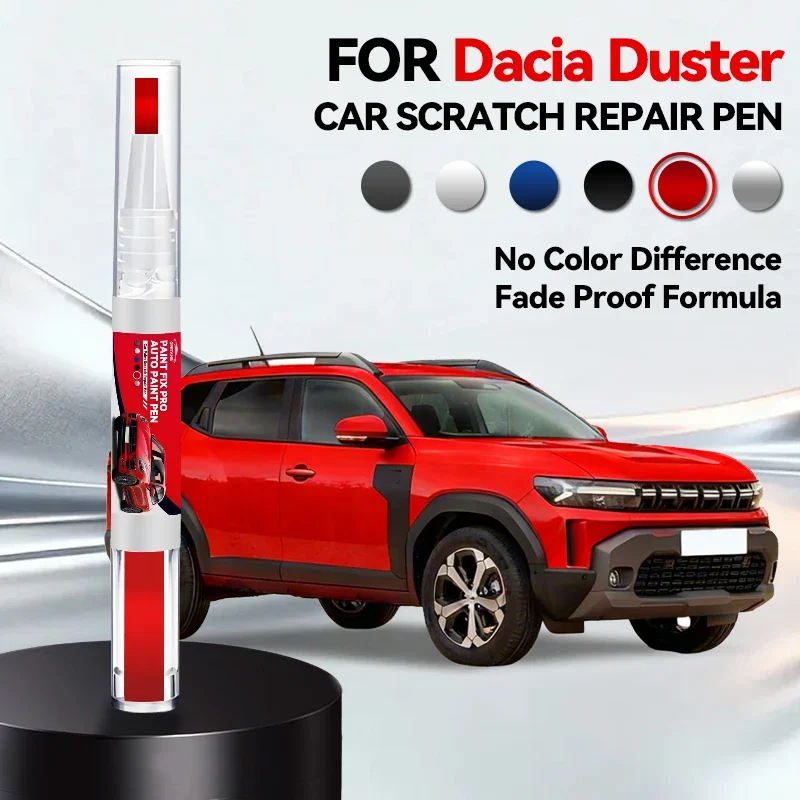 

Ручка-корректор для ремонта лакокрасочного покрытия автомобиля Dacia Duster 2010-2025: аксессуары для устранения царапин, цвета: черный B20, оранжевый, красный, синий, серебристый