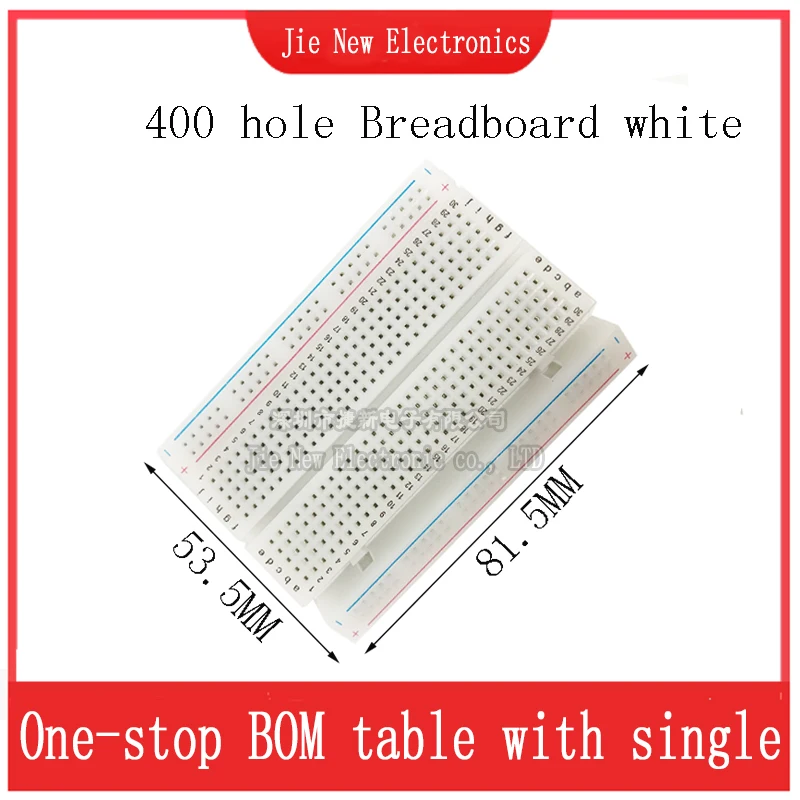 400 Tie Points Solderless PCB Breadboard Spliceable Mini Universal Test Protoboard Circuit DIY Kit NEW