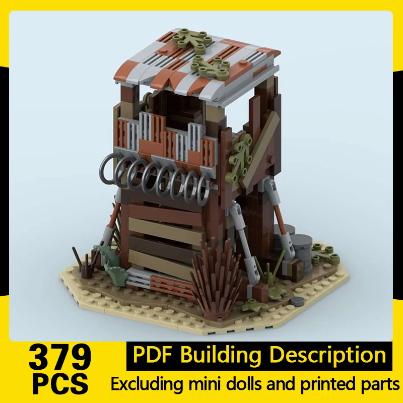 

Medieval Castle Model MOC Building Bricks Fortress Watchtower Modular Technology Gifts Holiday Assemble Children Toys Suit