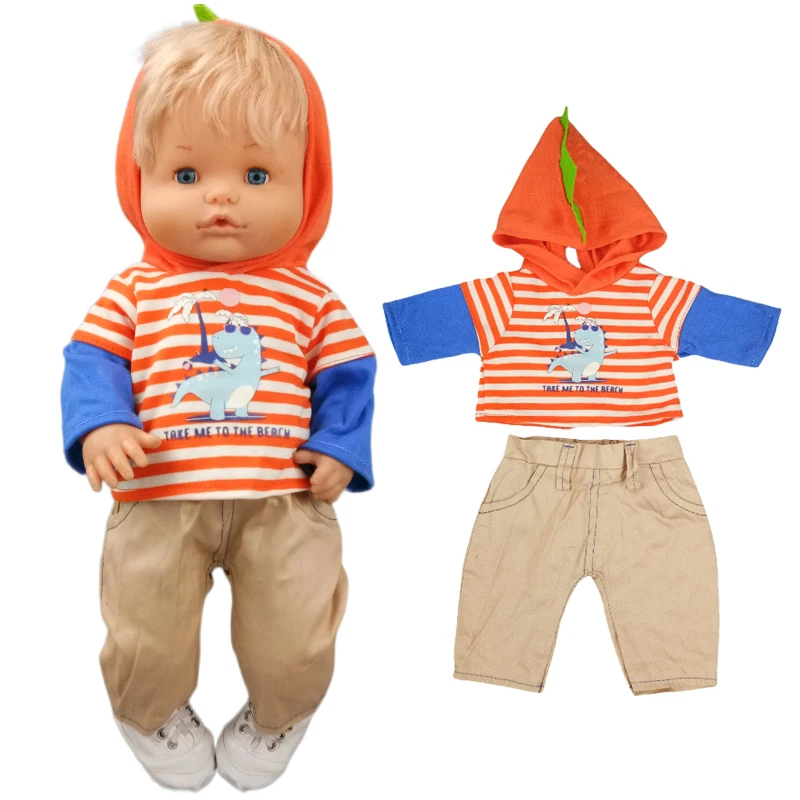 40cm Nenuco Doll Sleeping Wear Ropa Y Su Hermanita 16 Inch Baby Doll Clothes Pajama Set