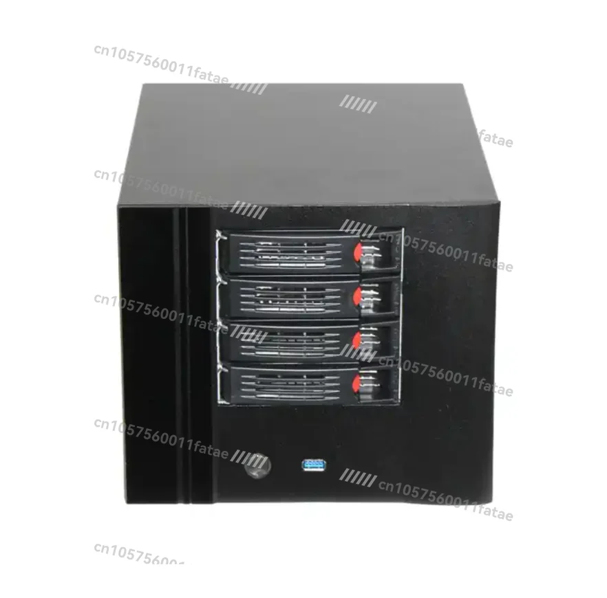 

NAS 8-position, horizontal aluminum storage server chassis with hot-swappable network chassis and fan
