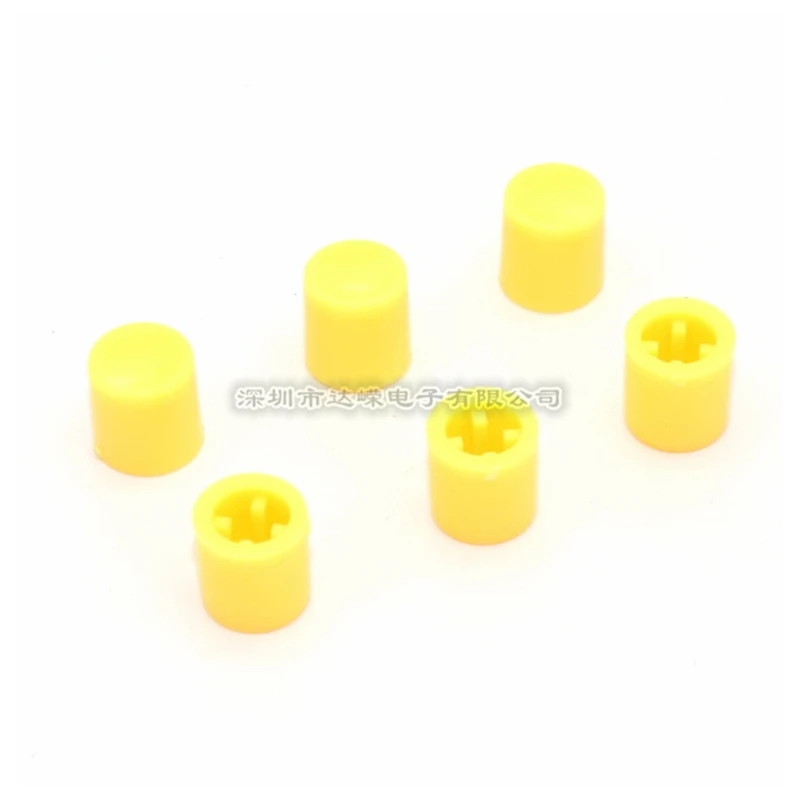 50PCS 8.5 X 8.5MM Power Switch Cap Tap Key Cap Square/round Hole Universal Cap Diameter 3.2MM Plastic Cap