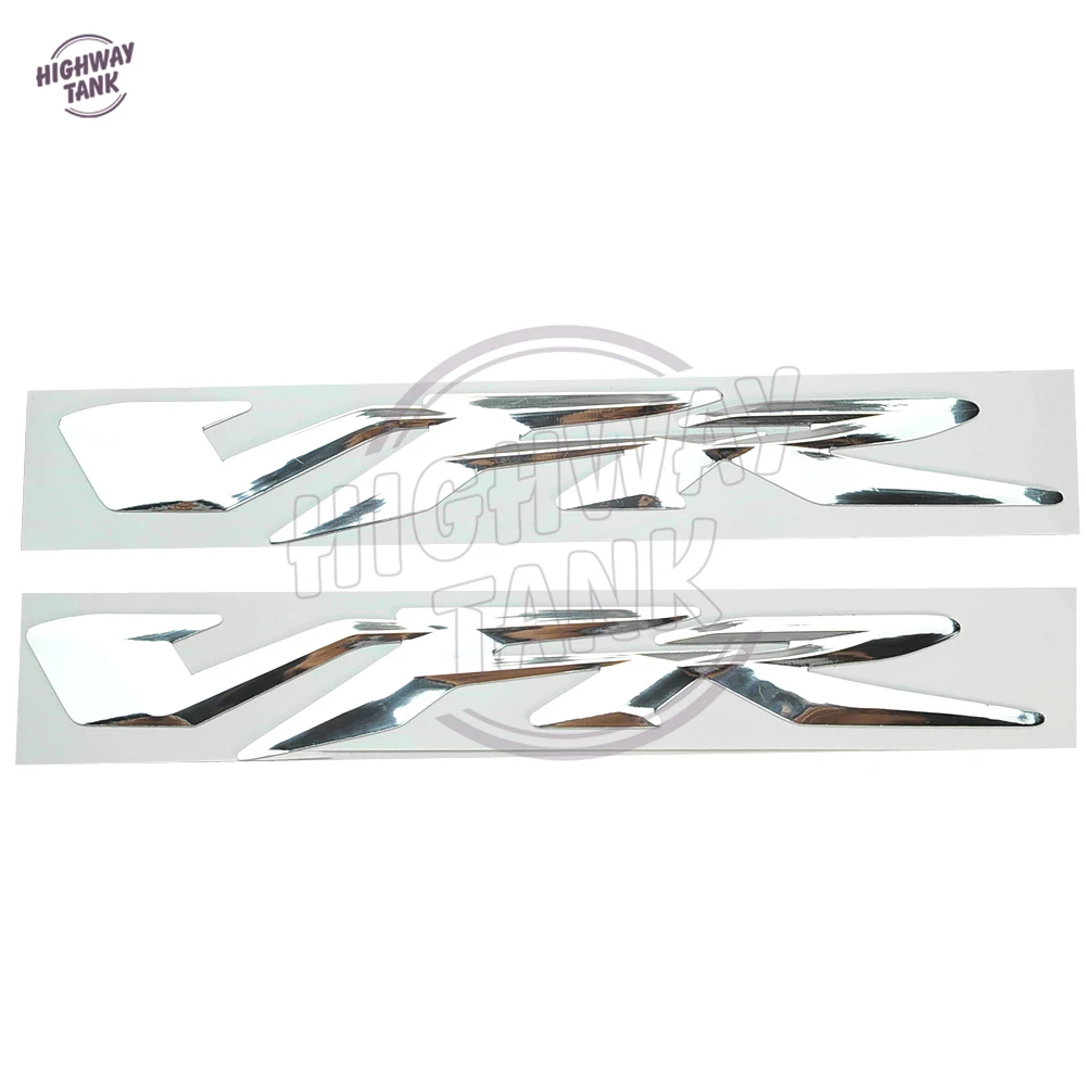 For Honda VFR 400 800 1200 chrome alloy motorcycle 3D VFR sticker motorcycle vest decoration sticker decorative parts