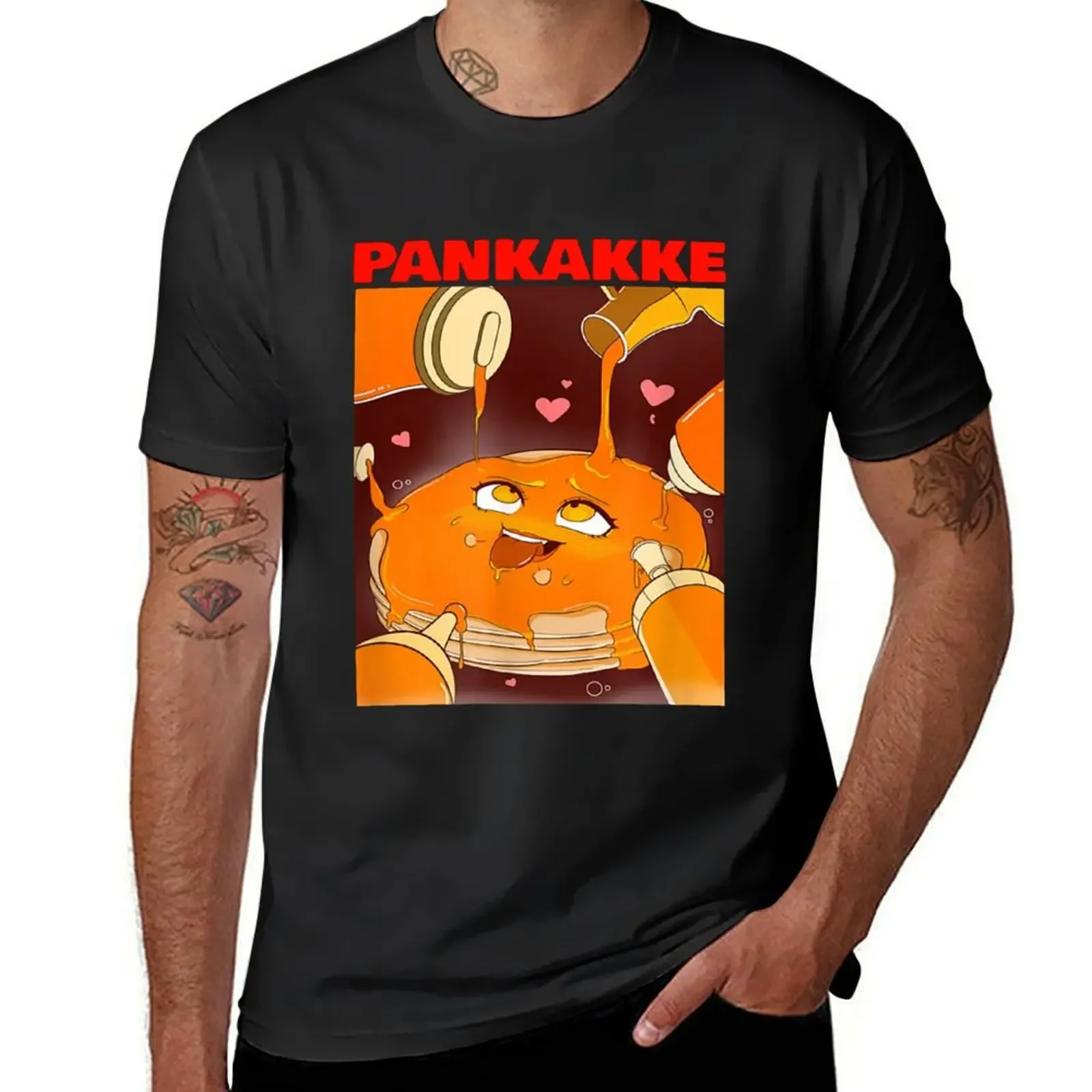 PANKAKKE cake T-Shirt plus sizes cotton graphic tees plus size tops mens vintage t shirts