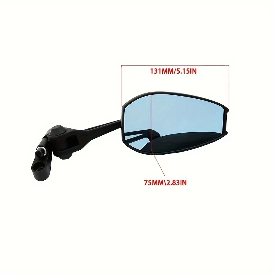 

Aluminum Alloy Motorcycle Side Mirror - Adjustable Universal Rear View