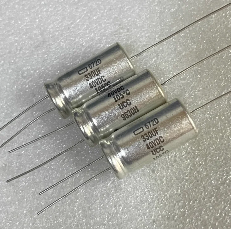 4pcs/lot American original SPRAGUE 672D series 330UF 40V 16x33mm straight cutting biliary machine audio capacitor free shipping