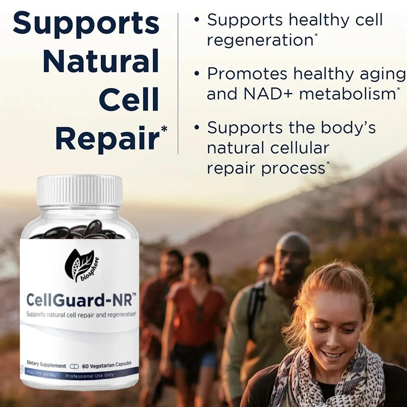 

NAD+дополнение — ниацинамид, хлорид ниглеродасозида, содержащий реавертрол -60 капсул