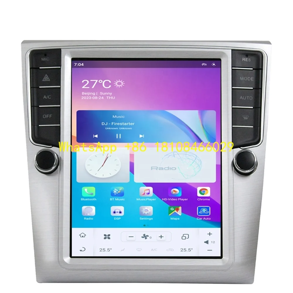 

Tesla Style Android 11 Car Radio for VW Magotan CC 2007-2015 Car Multimedia Player Wireless Carplay 4G