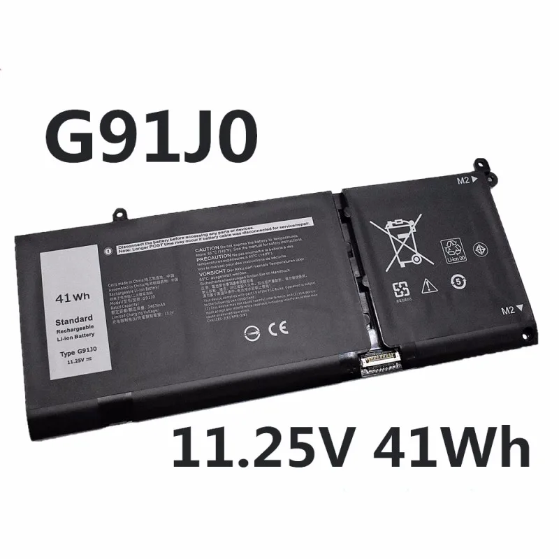 Аккумулятор G91J0 для ноутбука Dell Latitude 11,25 3320 3420 Inspiron 15 3520 3515 3511 3520 5410 2 в 1