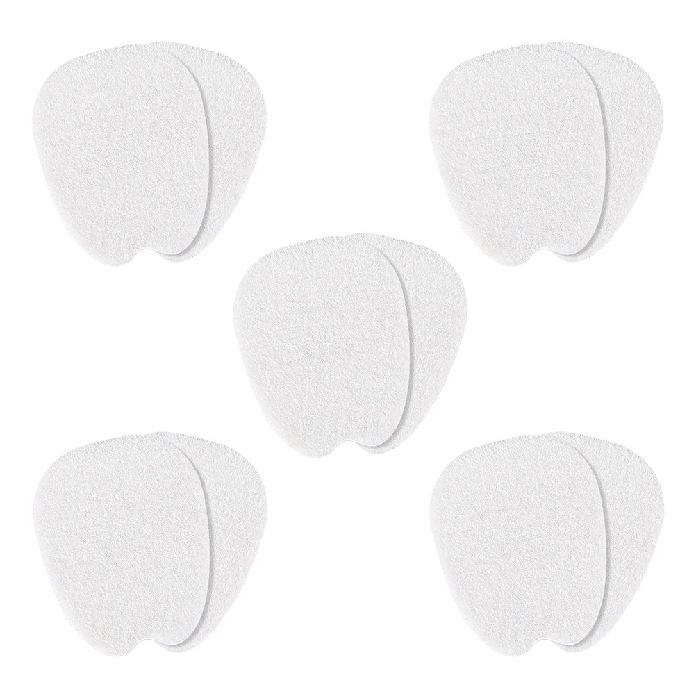 

5 Pairs Tongue Sticker Multipurpose Foot Pads Women's Sandals Cushion Invisible Insoles Flannel Sports Shoe Flat for