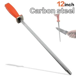 Professional Chef Knife Sharpening Rod Diamond Tungsten Steel Knife and Stainless Steel Knife Grinding Rod for Kitchen musat