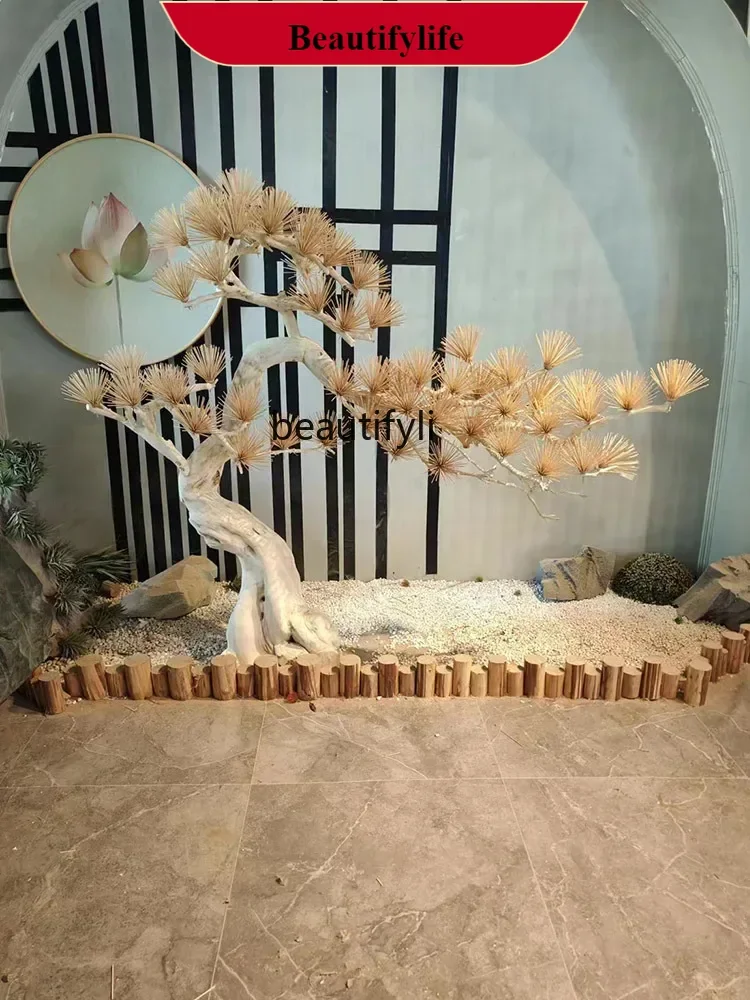 F21 محاكاة شجرة الصنوبر شجرة وهمية المناظر الطبيعية الأبواب والنوافذ متجر مركز تسوق مركز مبيعات الفندق المناظر الطبيعية الجافة #1