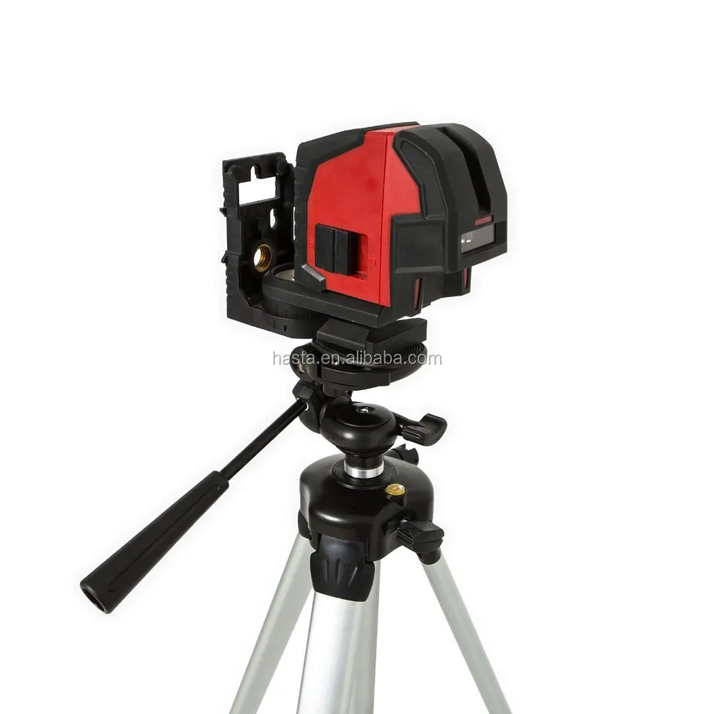 Self Auto Leveling Cross Line Rotary Rotating Laser Level in Bright Red Beam with Tripod set