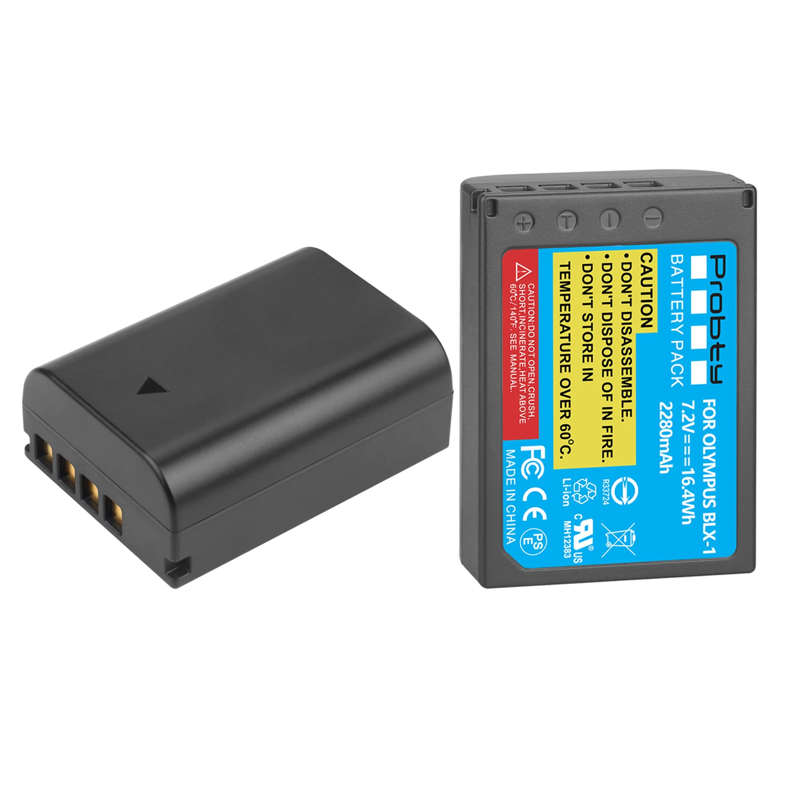 2280mAh BLX-1 BLX1 Li-Ion Battery for Olympus OM-1 OM1 BLX1 BLX-1 Camera Battery