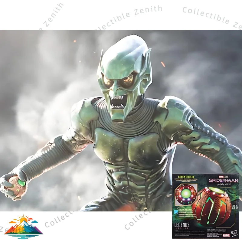 

【IN STOCK】Hasbro Marvel Legends Green Goblin Electronic Pumpkin Replica, Spider-Man: No Way Home Roleplay Gear