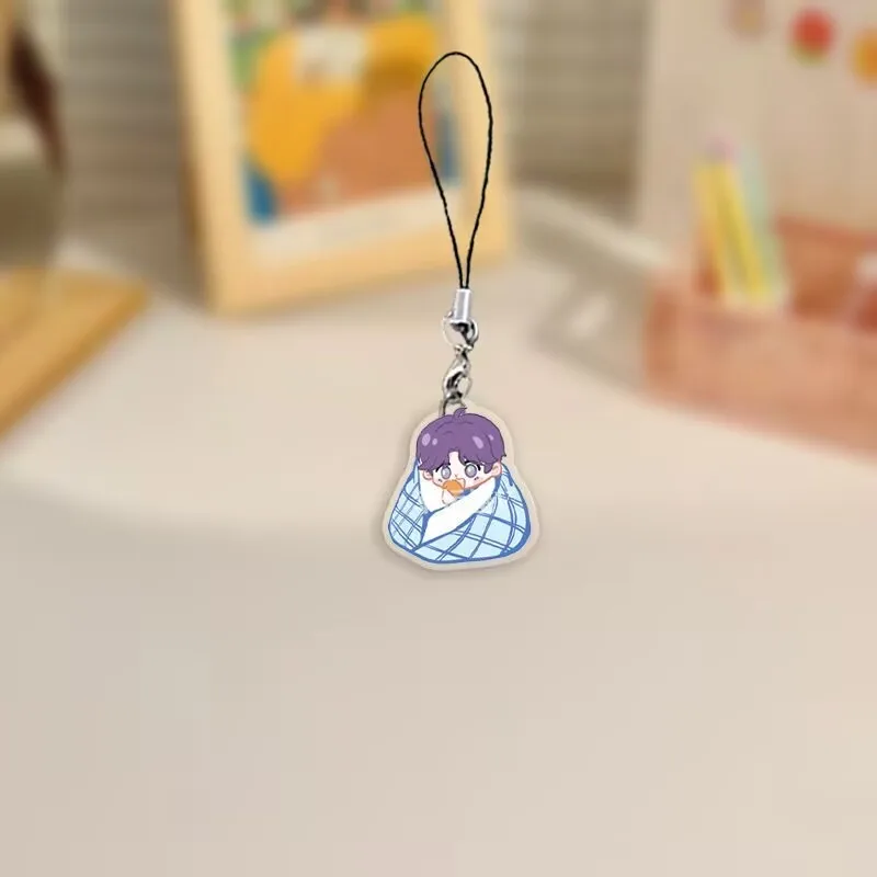 Цепочка для мобильного телефона «Love and Deep Space», кулон для школьной сумки, чехол для телефона, аксессуар-подвеска, ювелирная цепочка Caleb Sylus Rafayel