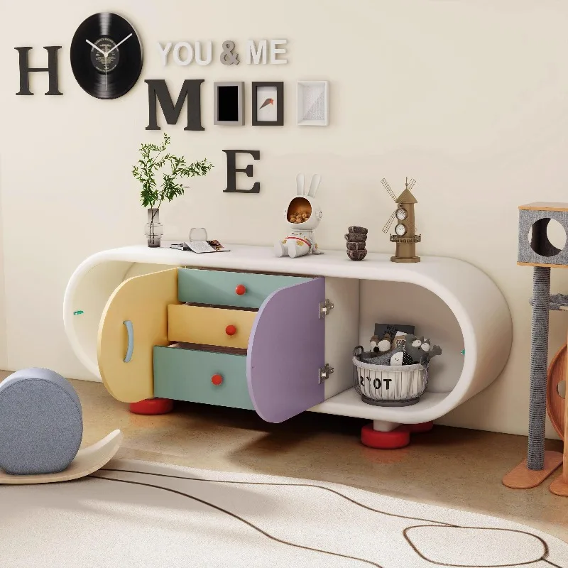 تخزين صغير طاولة تلفزيون منظم أدراج ترفيهية متنقلة حديثة جدار طاولة تلفاز أرضية غرفة المعيشة أثاث عصري موبليس