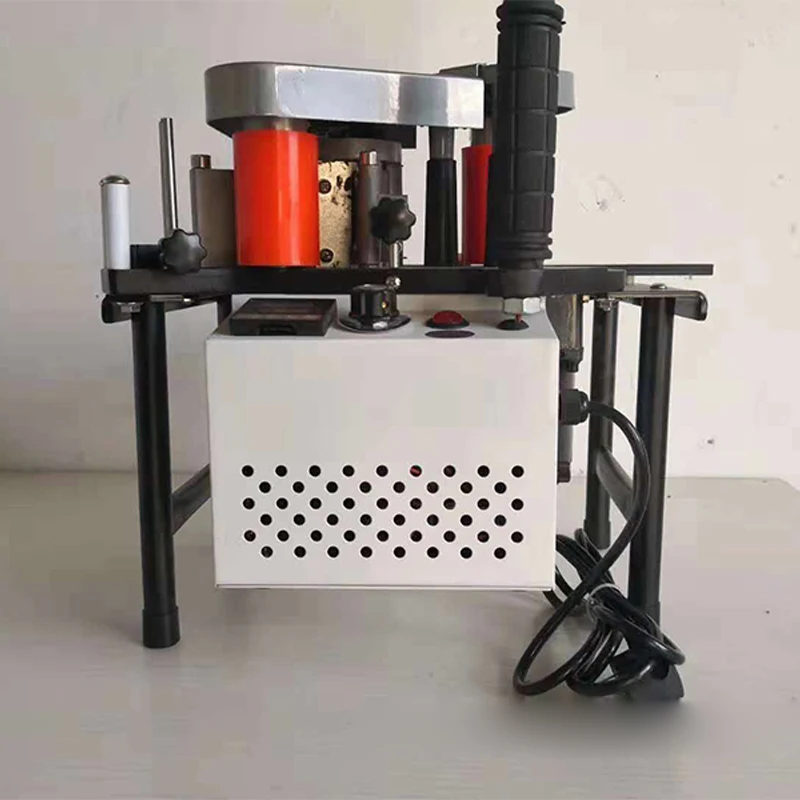 Wood Manual Edge Banding machine PVC Portable Edge Bander Double Side Gluing 110V/220V 1200W Woodworking Machinery