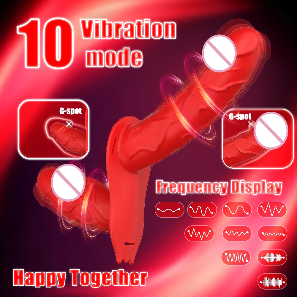 Penis Ganda Penggetar Lesbian Celana Dapat Dipakai Penis Palsu Remote Control Mainan Seks Masturbasi Strapon Listrik untuk Wanita