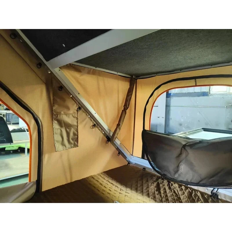 Z Shape Auto Open Roof Top Tent Waterproof Windproof Outdoor Camping Hunting