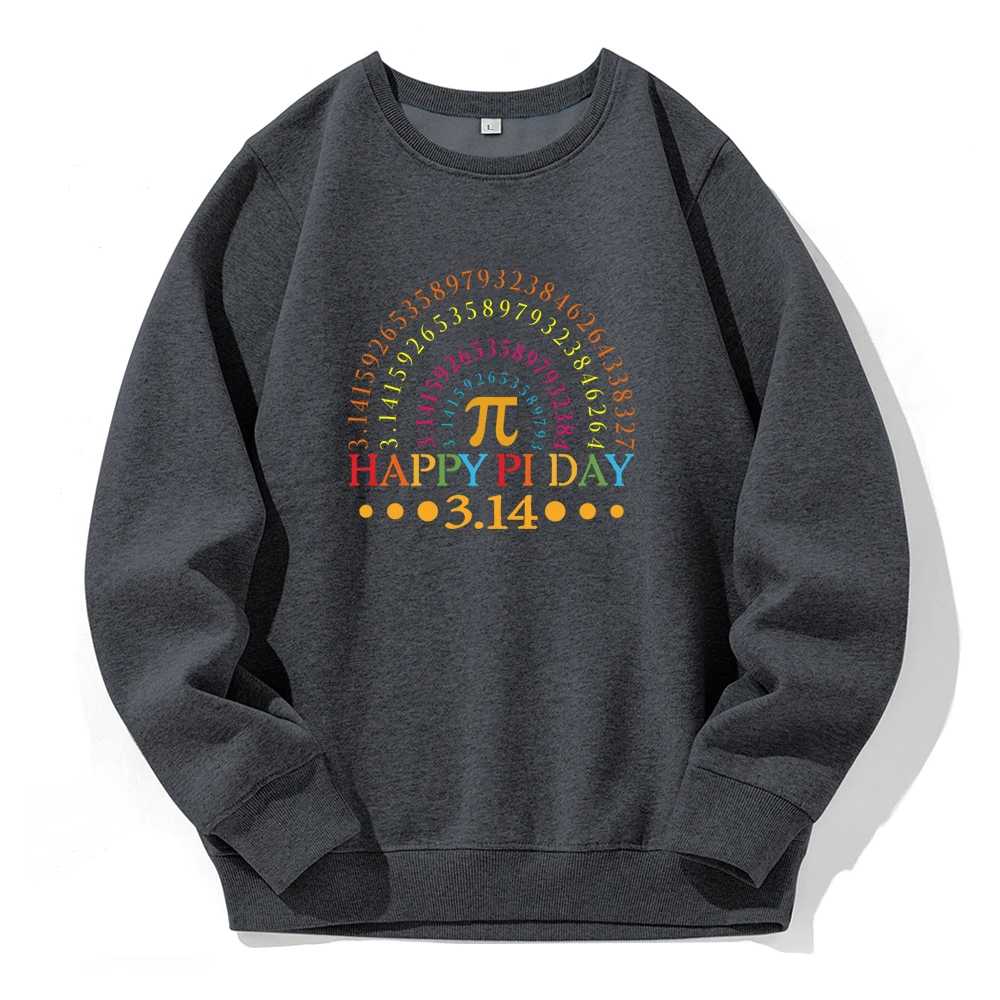 

Happy Pi Day 3.14 Mathematics Math Teacher Rainbow Man Hoodie Classic Retro Hooded Loose Fleece Hoody Sport O-Neck Sweatshirt