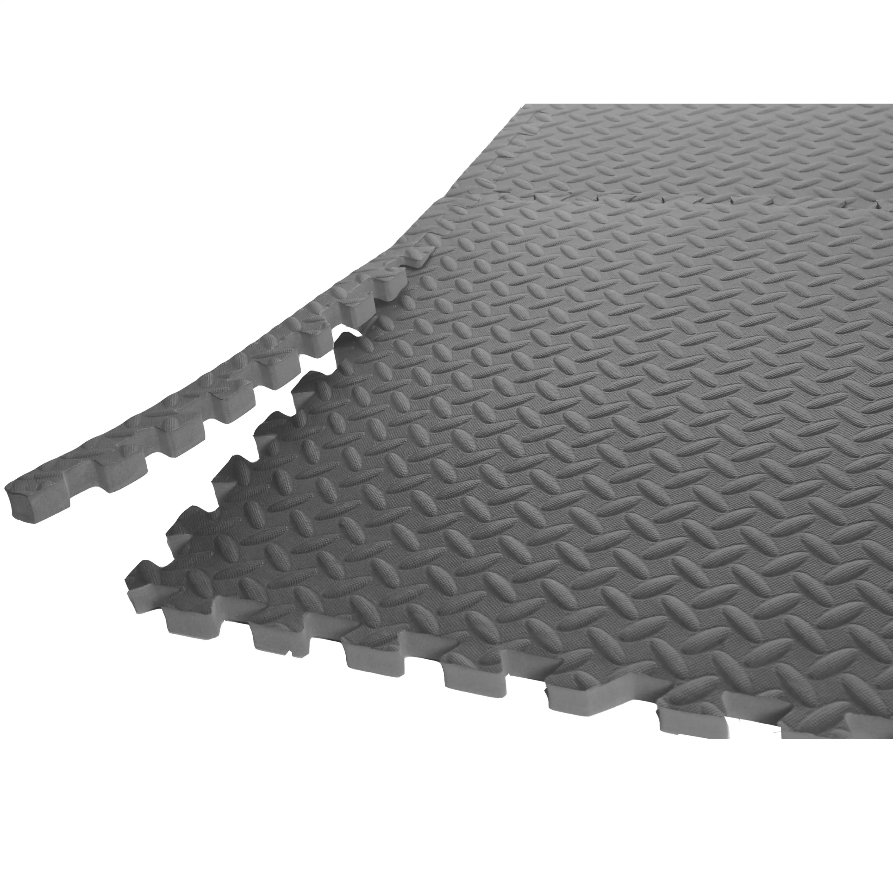 

Barbell Mold and Mildew Resistant Foam Puzzle Mat, 6-Piece, Gray, 74" x 50" x 3/4"