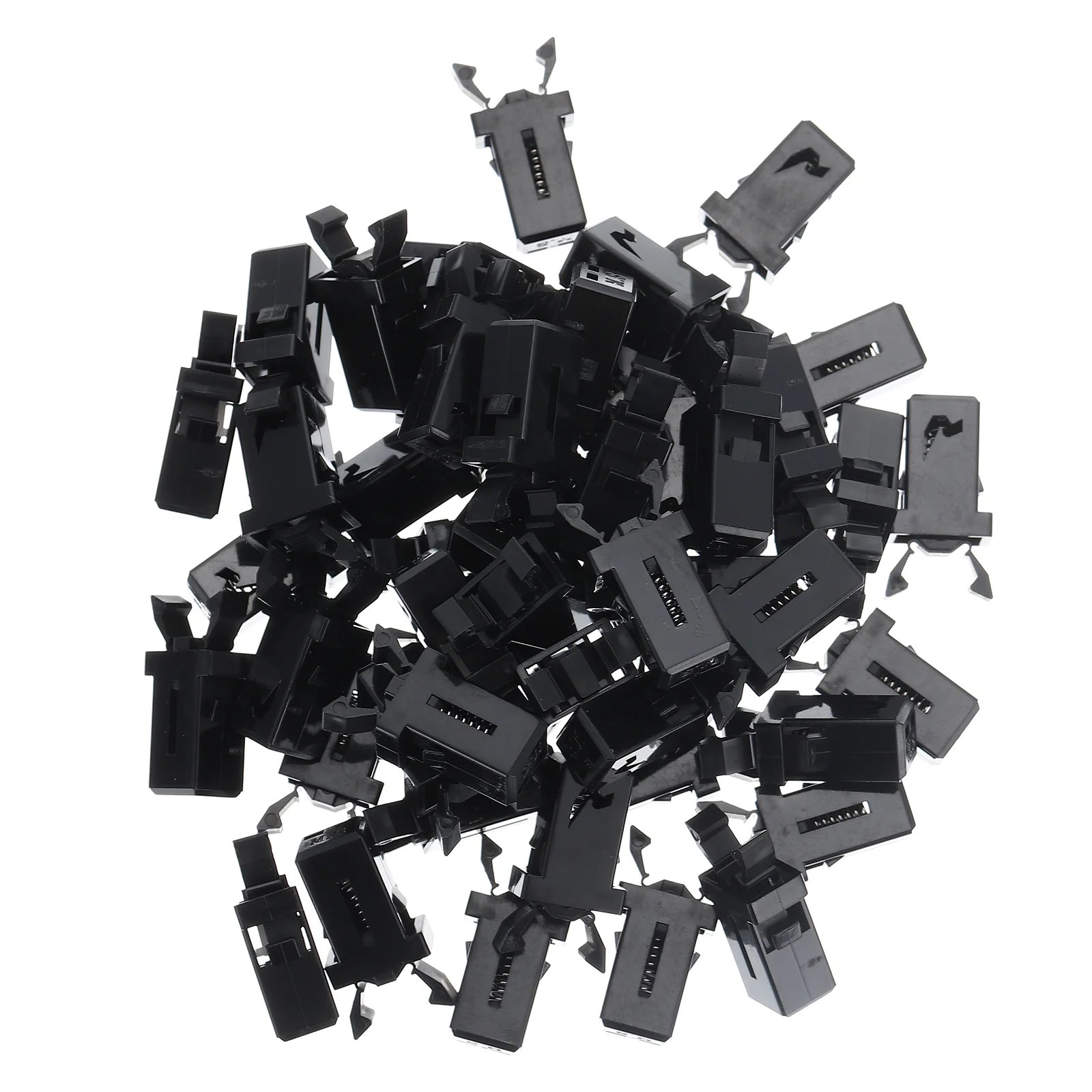 50 Pcs Trash Can Replacement Buckles Switch Lock Supplies Trashcan Push-Buttons