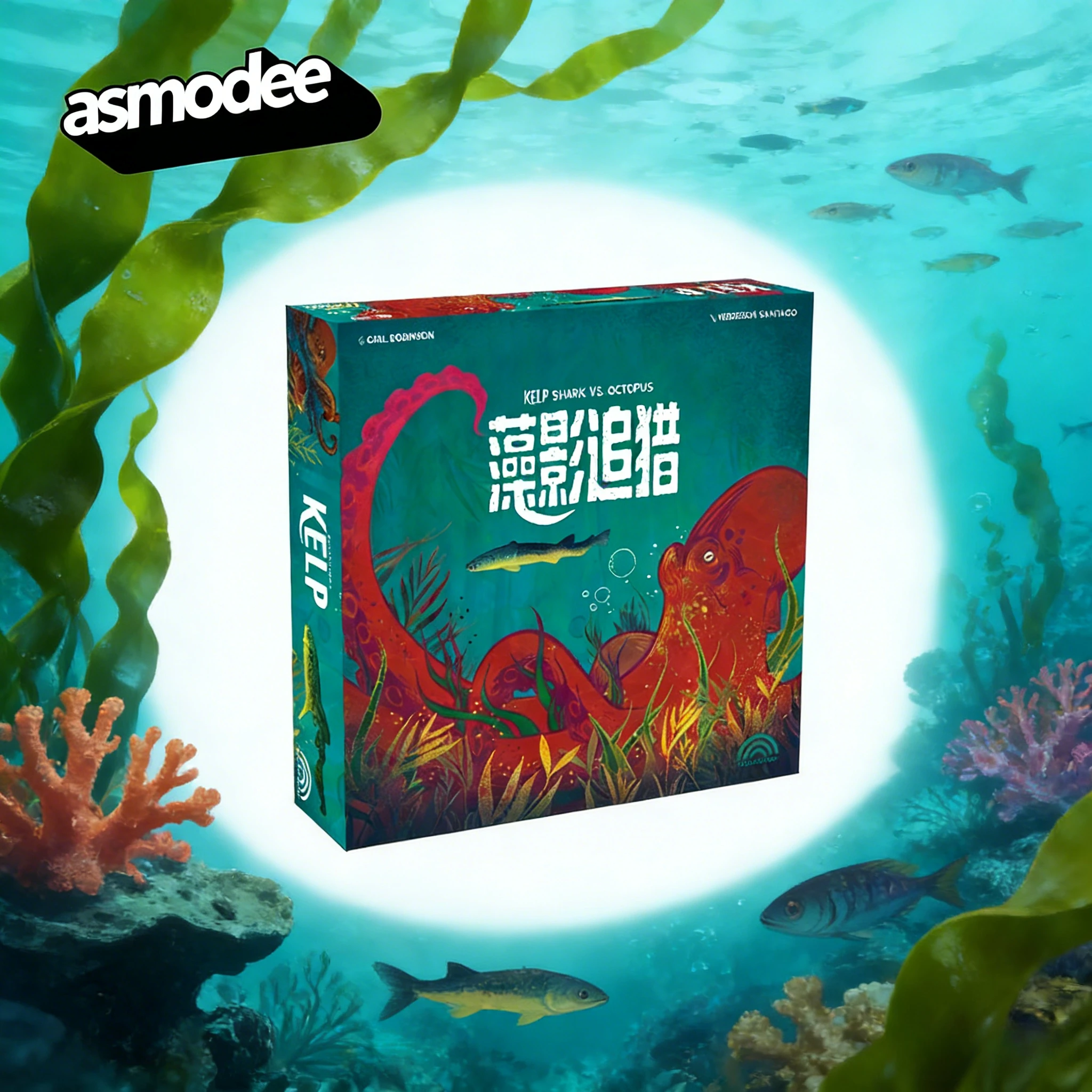 

Настольная игра Asmodee Unique Kelp Adventure: командная стратегия для вечерних игр, подарок для любителей настольных игр, ограниченное предложение