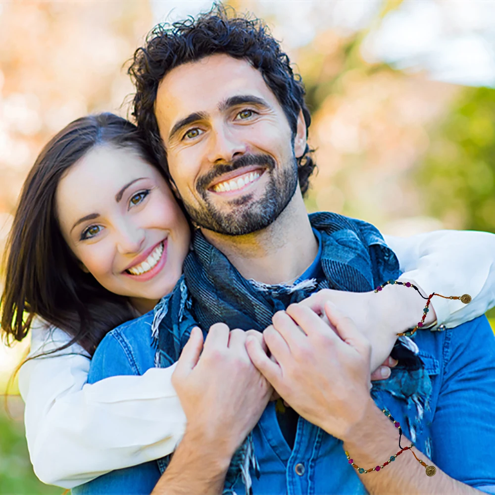 1 قطعة موضوع متعدد الألوان كريستال الخرز سانت بندكت Pulsera دي سان بينيتو قابل للتعديل سوار الصلاة هدية للنساء الرجال الفتيات