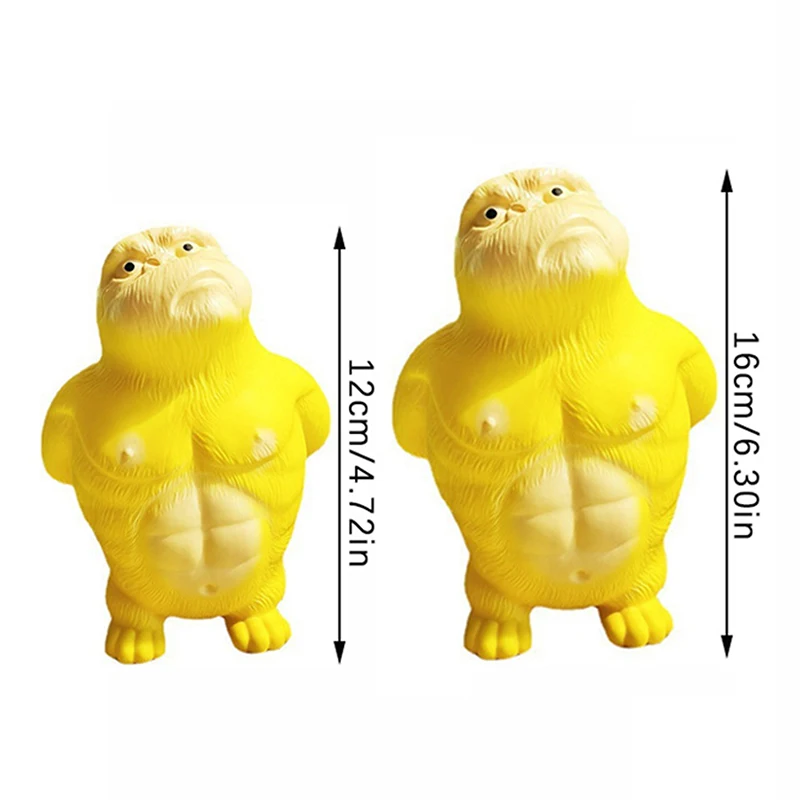 ألعاب الأورانجوتان العملاقة المضادة للإجهاد ، لعبة إسفنجية ، قرد مرن ، غوريلا مضحكة ، ألعاب لتخفيف التوتر ، ديكور منزلي ، كبير