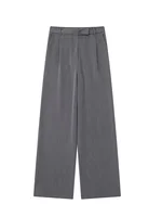 Willshela Women Fashion Solid Front Zipper Straight Pants Vintage High Waist Full Length Female Chic Lady Trousers - Image 4