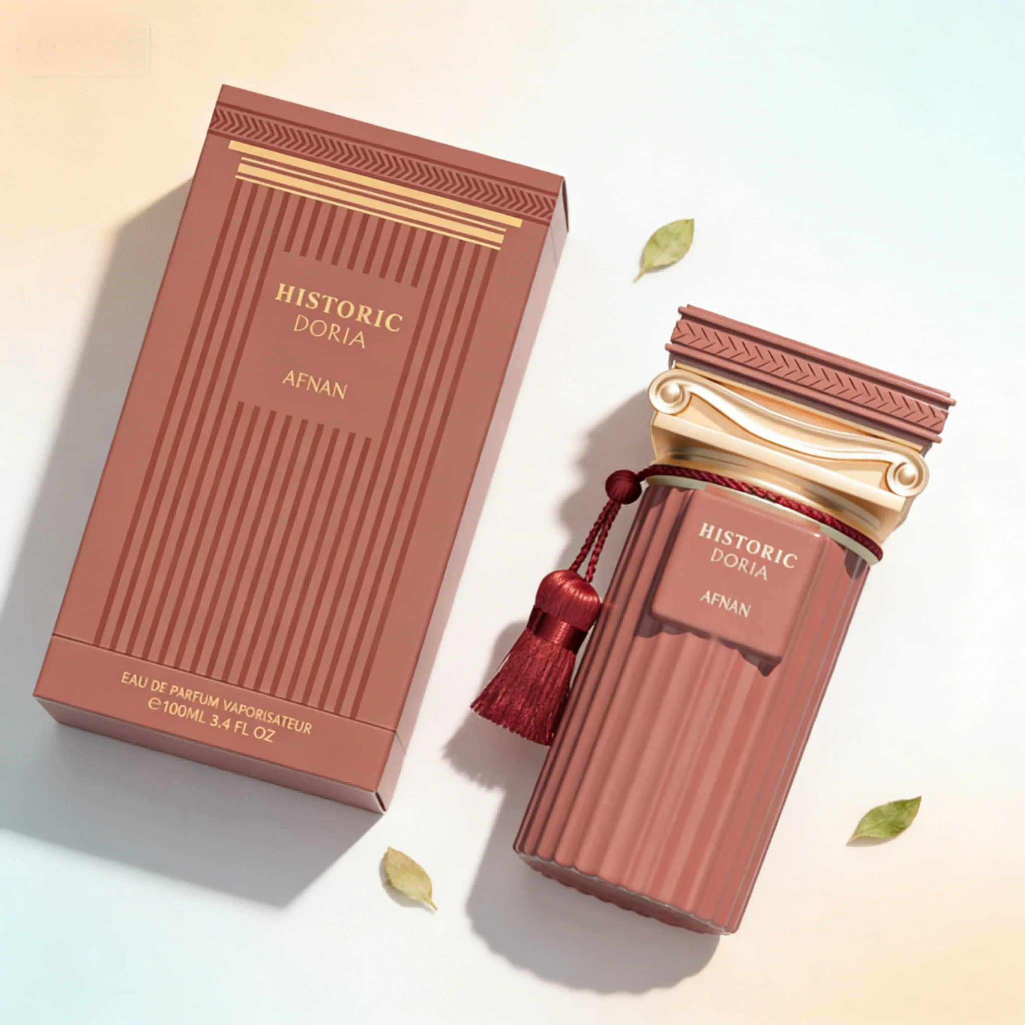 

AFNAN Historic Doria Women's Eau De Parfum 3.4oz, Rich Floral & Amber Scent, Long-Lasting Elegant Fragrance